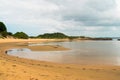 Clouds on the horizon over the Indian Ocean in Mozambique Africa