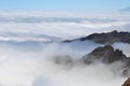 Clouds on Kilimanjaro Royalty Free Stock Photo