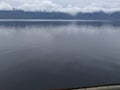 Clouds at Lake Singkarak, West Sumatra, Indonesia. Royalty Free Stock Photo