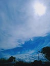 Clouds like cotton candy Royalty Free Stock Photo