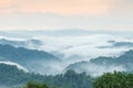 Clouds with mountain and tree