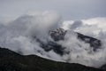 Clouds in the mountains