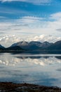 Clouds and mountains