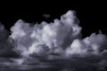 Clouds at night Royalty Free Stock Photo