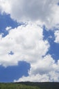 Clouds over Afton Mountain, VA Royalty Free Stock Photo