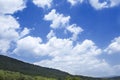 Clouds over Afton Mountain, VA Royalty Free Stock Photo