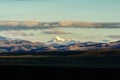 Clouds over Altai mountain chain Royalty Free Stock Photo