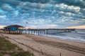 Clouds over Avon Pier Outer Banks NC Royalty Free Stock Photo