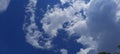 Clouds over blue sky at daytime Royalty Free Stock Photo