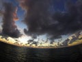 Clouds over the Caribbean Sea