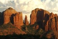 Clouds Over Cathedral Rock Royalty Free Stock Photo