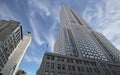 Clouds over the Empire State Building Royalty Free Stock Photo