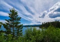 Clouds over Flathead Lake near Kalispell, Montana 2