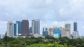 Clouds over Fort Lauderdale Royalty Free Stock Photo