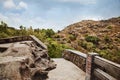 Clouds over Honeymoon Point, Mount Abu, Sirohi District, Rajasthan, India Royalty Free Stock Photo