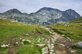 Clouds over Kamenitsa Peak, Pirin, Bulgaria Royalty Free Stock Photo