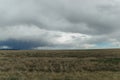 Clouds over landscape Royalty Free Stock Photo