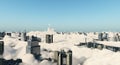 Clouds over a megacity