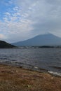 Clouds over Mount Fuji in Japan Royalty Free Stock Photo