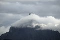 Clouds over the mountain, near Ushuaia Argentina Royalty Free Stock Photo