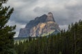 Clouds over Mountain Castle Royalty Free Stock Photo