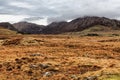 Clouds over mountains in Conemara Royalty Free Stock Photo
