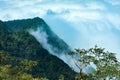 Clouds over the mountains Royalty Free Stock Photo