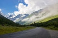 Nibbedalen valey near Geirangerfjord in Norway