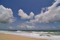 Clouds over the Ocean in Los Cabos Mexico Royalty Free Stock Photo