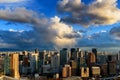 Clouds over Osaka Royalty Free Stock Photo