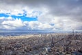 Clouds over Paris Royalty Free Stock Photo