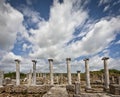 Clouds Over Perga Ruins Royalty Free Stock Photo