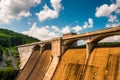 Clouds over Prettyboy Dam, in Baltimore County, Maryland.