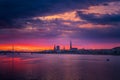 Riga after sunrise Royalty Free Stock Photo