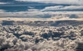 Clouds over the spanish pyrenees mountains Royalty Free Stock Photo