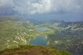 Clouds over The Twin, The Trefoil, the Fish and The Lower Lakes Royalty Free Stock Photo