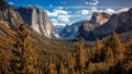 Clouds over Yosemite, Yosemite National Park, California Royalty Free Stock Photo