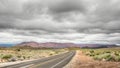 Clouds, Paiute Reservation, Old Highway 91, NV Royalty Free Stock Photo