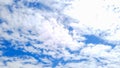 Clouds pattern in blue sky Royalty Free Stock Photo