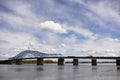 Clouds Pioneer Memorial Bridge Columbia River Kennewick Washington