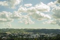 Clouds Puffs Over Town