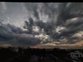 clouds  rain  sunset  loveweather Royalty Free Stock Photo