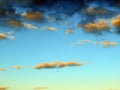 Clouds after rain and thunderstorms