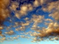 Clouds after rain and thunderstorms