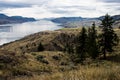 Clouds reflecting in Kamloops Lake Canada Royalty Free Stock Photo