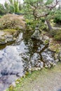 Japanese Garden Winter Reflection 4 Royalty Free Stock Photo