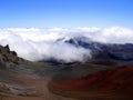 Clouds rolling into Haleakala Crater, Hawaii