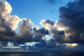 Clouds and sea Royalty Free Stock Photo