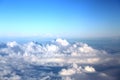 Clouds seen from an airplane