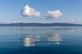 Clouds seen over Japan Sea, Wakura Onsen, Japan Royalty Free Stock Photo